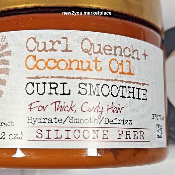 lot of 3 Maui Moisture Curl Quench + Coconut Oil Hydrating Curl Smoothie 12 Oz - Picture 7 of 7